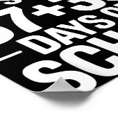 Funny School Countdown Saying Bruh Its My 67 33  Poster (Hoek)