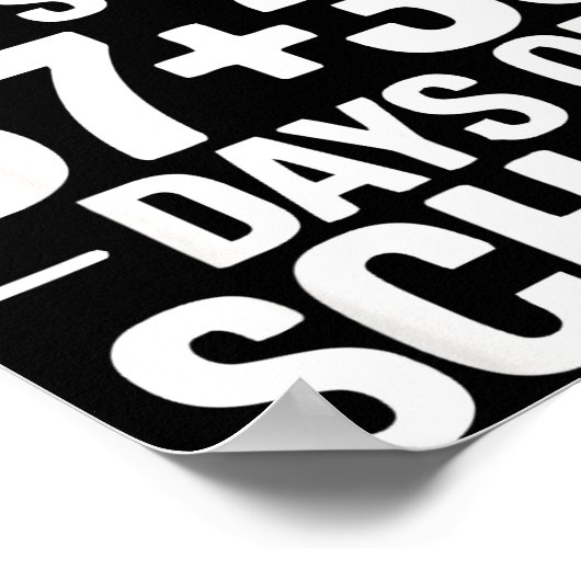 Funny School Countdown Saying Bruh Its My 67 33  Poster (Hoek)