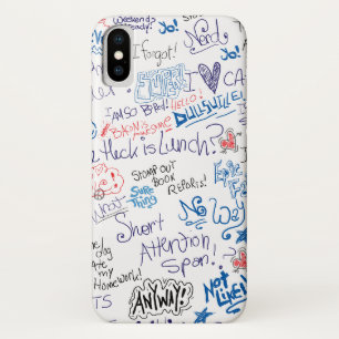Funny School Doodles en Gezegden Case-Mate iPhone Case