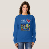 Funny School Kinder Sweater voor Docent (Voorkant volledig)