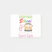 Funny School Lunch Lady Gift Post-it® Notes (Voorkant)
