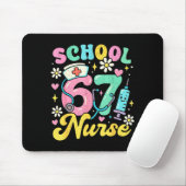 Funny School Nurse 67 Cute Medical Meme Design  Muismat (Met muis)