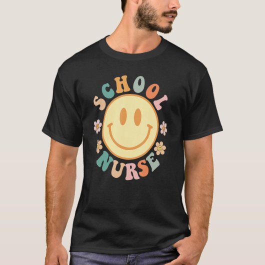 Funny School Nurse Graphic Tees Tops Back To Schoo (Voorkant)