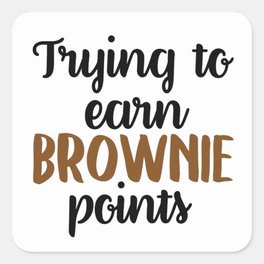 Funny School proberen om brownie punten sticker te (Voorkant)