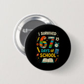 Funny School Six Seven Meme Student Teacher Joke 6 Ronde Button 5,7 Cm (Voorkant /achterkant)