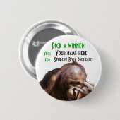 Funny School Student Body Election Campaign Ronde Button 5,7 Cm (Voorkant /achterkant)