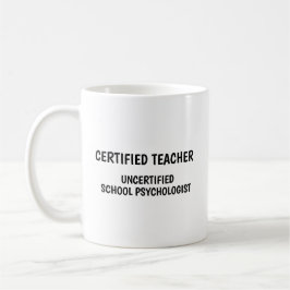 Funny School Teacher Life Koffiemok