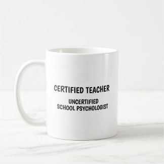 Funny School Teacher Life Koffiemok