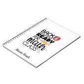 Funny school wiskunde student Notitieboek (Linkerzijde)