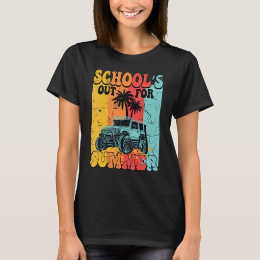 Funny School's Out For Summer Teacher Summer Vacat T-shirt (Voorkant)