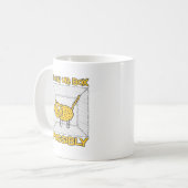 Funny Schrodinger's Cat Lolcat Coffee Cup Koffiemok (Voorkant links)