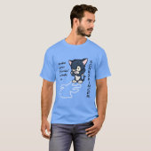 Funny Schrodinger's kat T-shirt (Voorkant volledig)