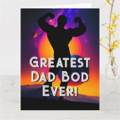 Funny Sci Fi papa Bod zet haar aan Kaart (Gele Bloem)