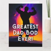 Funny Sci Fi papa Bod zet haar aan Kaart (Voorkant)