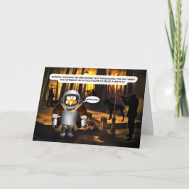 Funny Sci-Fi Twist over Tom het Turks Deel 2 Feestdagen Kaart