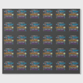 Funny Science Biology Chemistry Physics Teacher Cadeaupapier (Vlak)