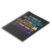 Funny Science Biology Physics Teacher Notitieboek (Linkerzijde)
