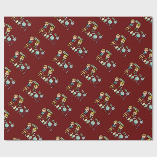 Funny Science Cadeaupapier (Vlak)