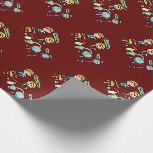 Funny Science Cadeaupapier (Hoek)