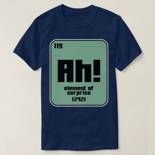Funny Science Chemistry Motivation Nerd Element Ge T-shirt (Design voorkant)