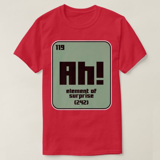 Funny Science Chemistry Motivation Nerd Element Ge T-shirt (Design voorkant)