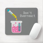 Funny Science chemistry reageert niet te veel. Muismat (Met muis)