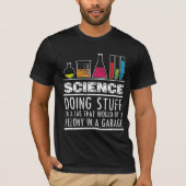 Funny Science Chemistry T Shirt for Nerds (Voorkant)