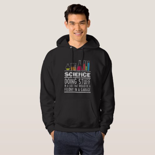 Funny Science Chemistry T Shirt for Nerds (Voorkant volledig)