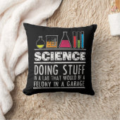 Funny Science Chemistry T Shirt for Nerds Kussen (Deken)