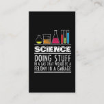 Funny Science Chemistry T Shirt for Nerds Visitekaartje<br><div class="desc">Ken je een laboratoriumtechnicus of medisch technicus die dit t-shirt nodig heeft? Dit is het perfecte shirt voor laboratoriumhumor om te draag met schrobben en handschoenen voor de ziekenhuisweek!</div>