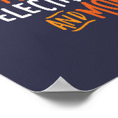 Funny Science Chemistry Universe made of Morons Poster (Hoek)