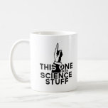 Funny Science Coffee Mok -  Retro<br><div class="desc">Grappig Science design dat zegt: "Dit doet wetenschap stuff". Geweldig geschenk voor wetenschapsdocenten,  leraren en studenten.</div>