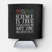 Funny Science is waar geek en nerd Scientist Blikjeskoeler (Voorkant)