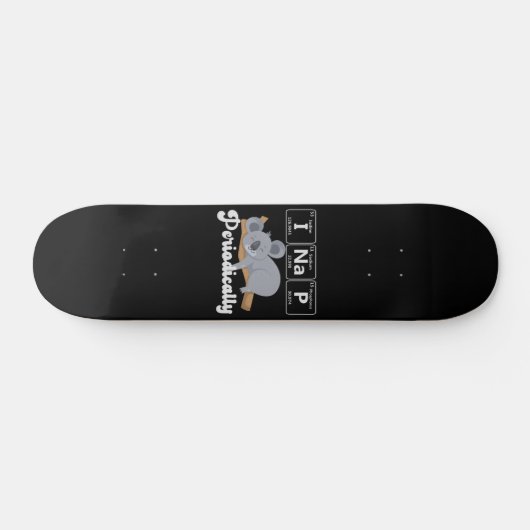 Funny Science koala beer I Nap Periodicaal Koala Persoonlijk Skateboard (Horizontaal)