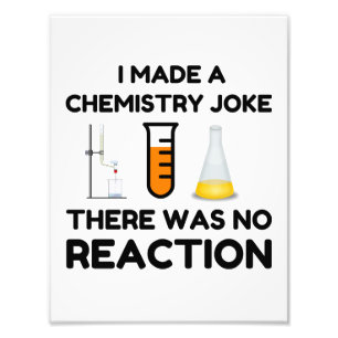 Funny Science lover-scheikundegrap Foto Afdruk