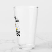 Funny Science lover-scheikundegrap Glas (Links)