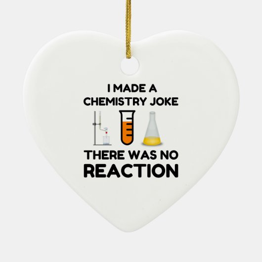 Funny Science lover-scheikundegrap Keramisch Ornament (Achterkant)