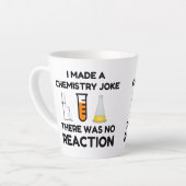 Funny Science lover-scheikundegrap Latte Mok (Linkerhoek)