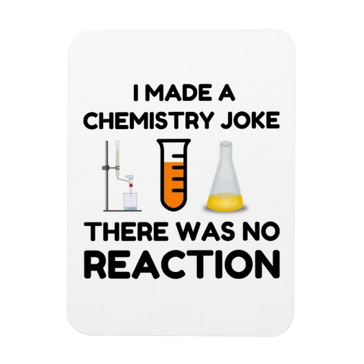 Funny Science lover-scheikundegrap Magneet (Verticaal)