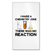 Funny Science lover-scheikundegrap Magnetisch Visitekaartje (Voorkant Verticaal)