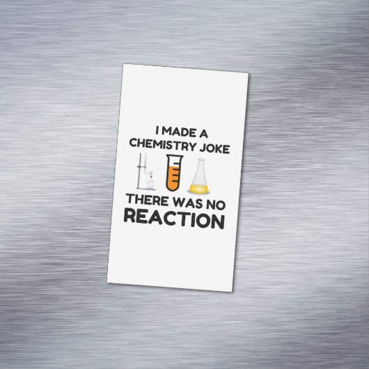 Funny Science lover-scheikundegrap Magnetisch Visitekaartje (Voorbeeld)