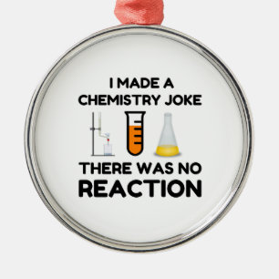Funny Science lover-scheikundegrap Metalen Ornament