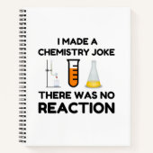 Funny Science lover-scheikundegrap Notitieboek (Voorkant)