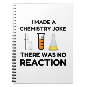 Funny Science lover-scheikundegrap Notitieboek