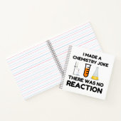 Funny Science lover-scheikundegrap Notitieboek (Binnen)