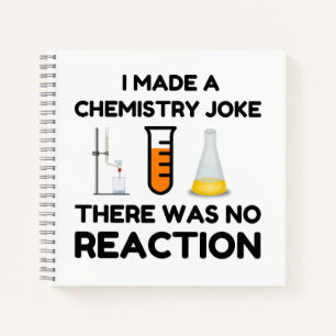 Funny Science lover-scheikundegrap Notitieboek