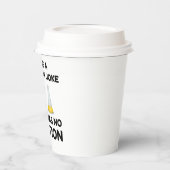 Funny Science lover-scheikundegrap Papieren Bekers (Links)