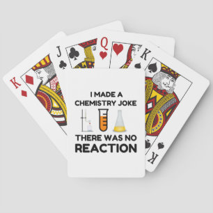 Funny Science lover-scheikundegrap Pokerkaarten