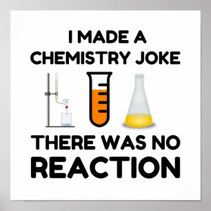 Funny Science lover-scheikundegrap Poster