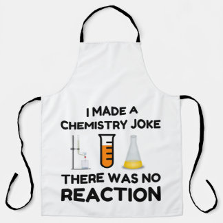 Funny Science lover-scheikundegrap Schort
